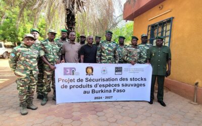 Partenariat entre l’ONG “Les Anges Gardiens de la Nature (AGN)” et la Fondation de l’Initiative pour la Protection des Éléphants (EPIF) pour la mise en œuvre du projet de sécurisation des stocks de produits d’espèces sauvages au Burkina Faso.